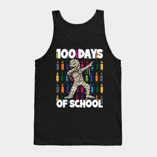 100 Days of School Dabbing Mummy Tank Top